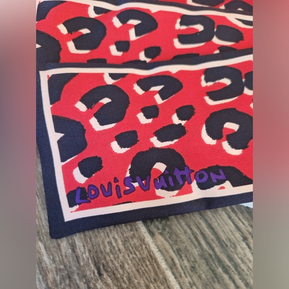 Stephen Sprouse Red Leopard Bandaue - Picture 5 of 11